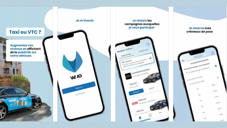 Adriver déploie We Ad, son application pour des campagnes publicitaires sur VTC et taxi